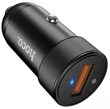 Автомобильное зарядное устройство Hoco Z32A Black