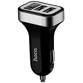 Разветвитель прикуривателя Hoco Z3 Black