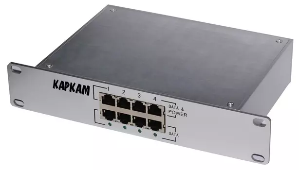 IE-2448-4 КАРКАМ 24Вт IEEE802.3AF/802.3AT PoE инжектор