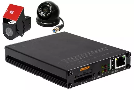 Комплект мониторинга транспорта CARCAM QUADRO KIT 4