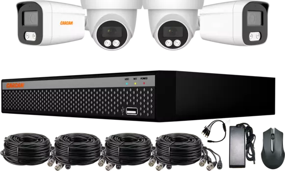 Комплект видеонаблюдения CARCAM 4CH XVR Kit 2014