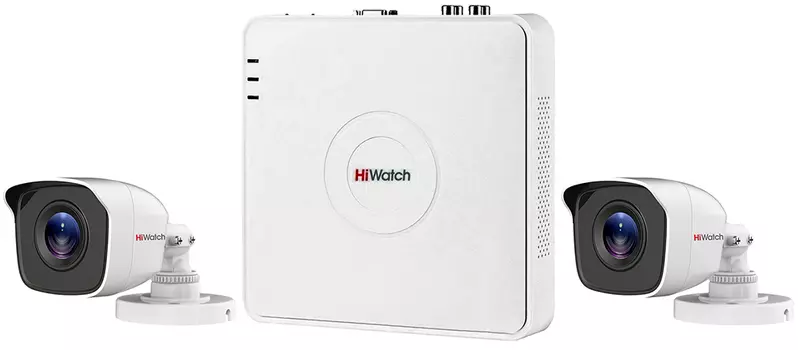Комплект видеонаблюдения HiWatch KIT 2N2C1 2 камеры