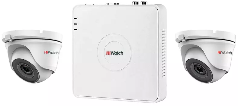 Комплект видеонаблюдения HiWatch KIT 2N2D1 2 камеры