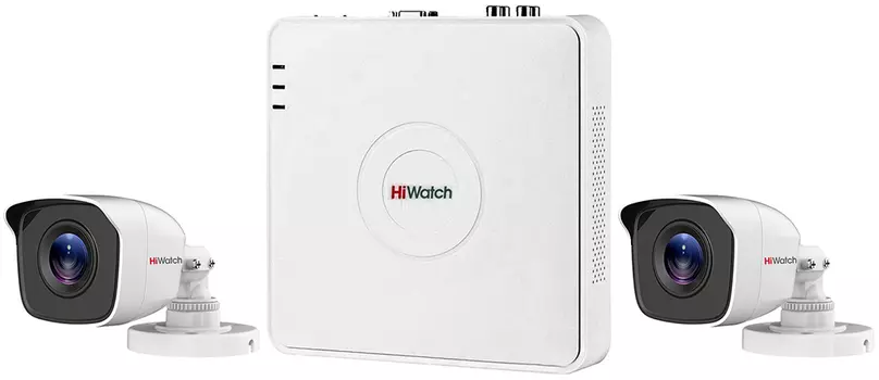 Комплект видеонаблюдения HiWatch KIT 2P2C1 2 камеры