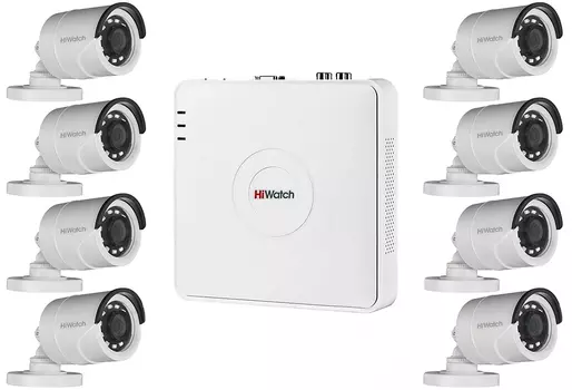 Комплект видеонаблюдения HiWatch KIT 8N2C2