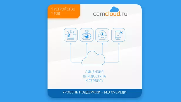 Лицензия Camcloud на 1 мес. / тариф "Базовый" (2000 в мес.)
