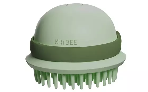 Массажная расчёска для волос Xiaomi Kribee Electric Massage Comb Green