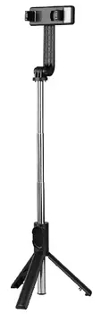 Монопод со штативом Selfie Stick Tripod Bluetooth LED P20S