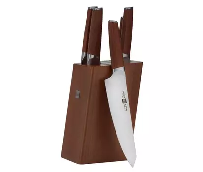 Набор ножей Xiaomi Huo Hou 6-piece German Steel Kitchen Knife Set HU0158