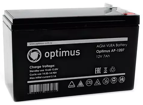 Аккумуляторная батарея Optimus AP-1207