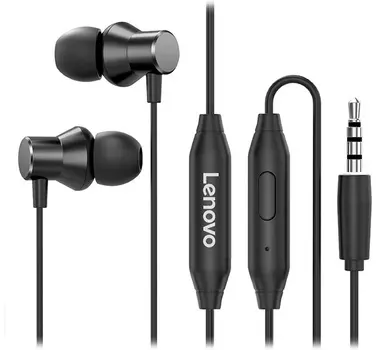 Проводные наушники Lenovo Metal Earphone HF130 Black