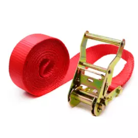 Ремень с храповым механизмом CARCAM 5м Красный