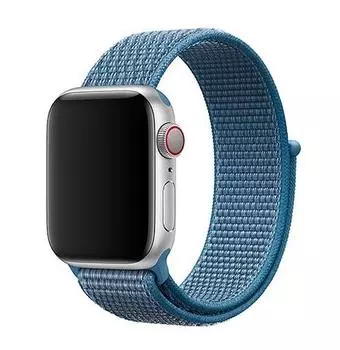 Ремешок для Apple watch 38mm Nylon Loop синий