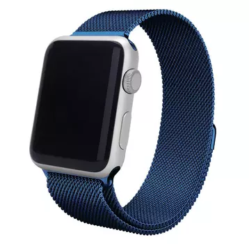 Ремешок для Apple watch 42mm Milanese Loop New синий