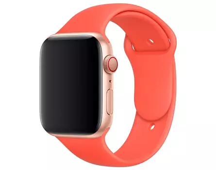 Ремешок для Apple watch 42mm Sport Band ZN оранжевый