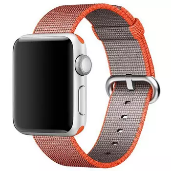 Ремешок для Apple watch 42mm Woven Nylon красный