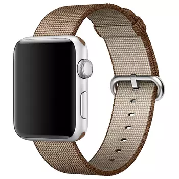 Ремешок для Apple watch 42mm Woven Nylon коричневый