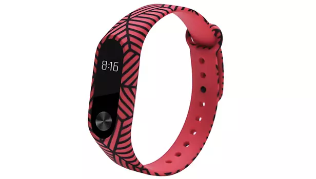 Ремешок для Mi Band 2 Colorful Silicon Loop красный