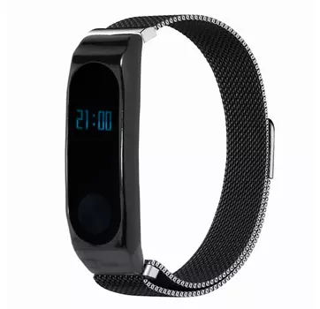 Ремешок для Mi Band 2 Milanese черный