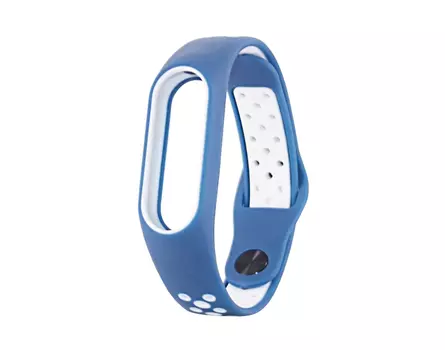 Ремешок для Mi Band 2 Nike синий/белый