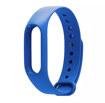 Ремешок для Mi Band 2 Silicon Loop синий