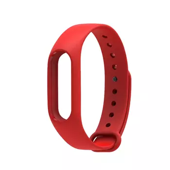 Ремешок для Mi Band 2 Silicon Loop красный