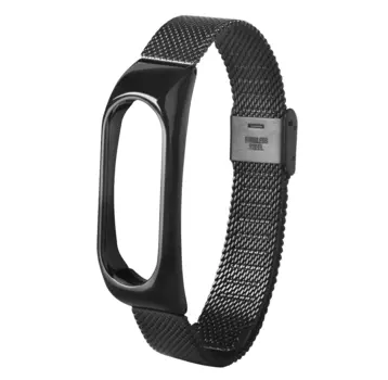 Ремешок для Mi Band 2 Steel черный