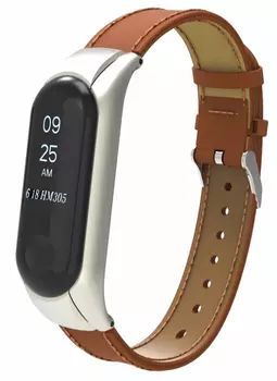 Ремешок для Mi Band 3 Steel+Leather