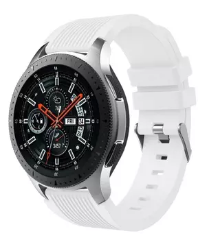 Ремешок для Samsung Galaxy Watch Silicone band 46mm белый