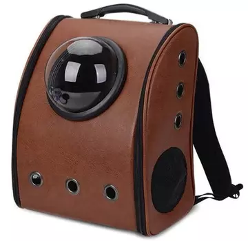 Рюкзак-переноска Xiaomi Little Beast Star Pet School Bag Breathable Space Brown