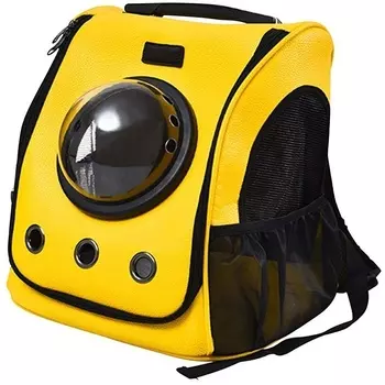 Рюкзак-переноска Xiaomi Little Beast Star Pet School Bag Breathable Space Yellow