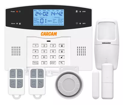 Wi-Fi/GSM/PSTN сигнализация CARCAM GSM ALARM KIT PROFESSIONAL для офиса, дачи, дома, квартиры и гаража