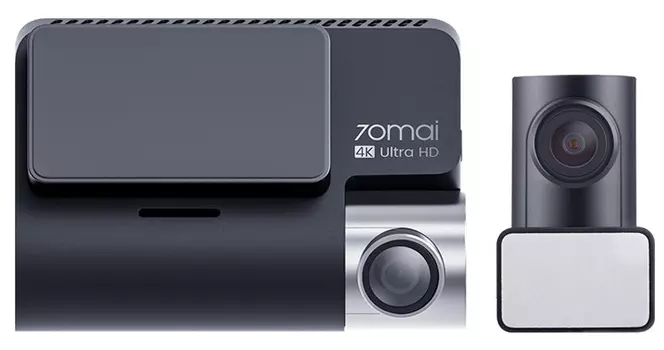 Автомобильный видеорегистратор Xiaomi 70Mai Dash Cam 4K A800 (c камерой заднего вида RC06)