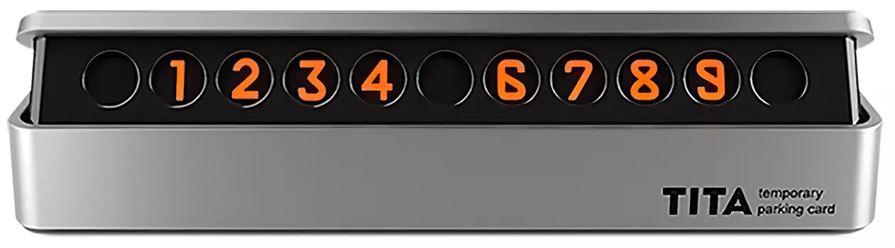 Парковочная карта Xiaomi Bcase TITA Temporary Parking Card Silver