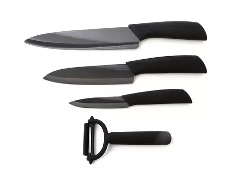 Набор кухонных ножей Xiaomi Huo Hou Nano Ceramic Knife Black (HU0010)