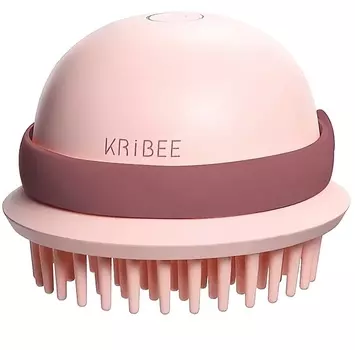 Антистатическая массажная расческа Xiaomi Kribee Electric Massage Comb Pink