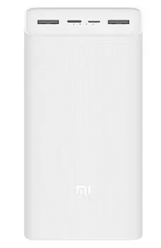 Внешний аккумулятор Xiaomi Mi Power Bank 3 30000 mAh White (PB3018ZM)