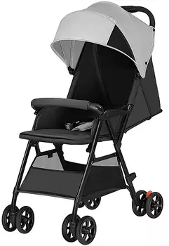 Детская коляска Xiaomi Mibabe Qborn Easy Folding Stroller Gray (TQ02OS)