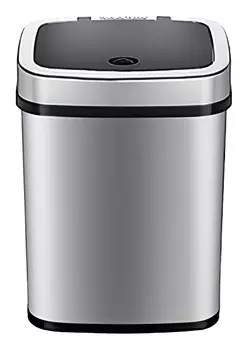 Умный мусорный бак Xiaomi Ninestars Stainless steel Sensor Trash Can 12L Silver (DZT-12-5)