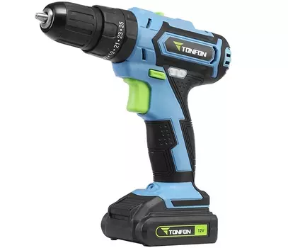 Аккумуляторная дрель-шуруповерт Xiaomi Tonfon Impact Drill 12V 2000AH