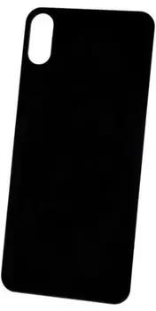 Защитное стекло для задней панели iPhone XS MAX черный ТЕХПАК