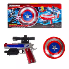 Бластер + Щит "Капитан Америка"