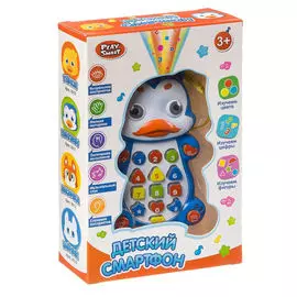 Детская развивающая музыкальная игрушка PlaySmart "Детский смартфон" Утёнок