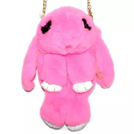 Детская сумка "Пушистый кролик" (розовый)