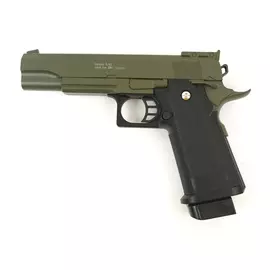 Детский пневматический пистолет Galaxy G.6D (Colt Hi-Capa) Зелёный