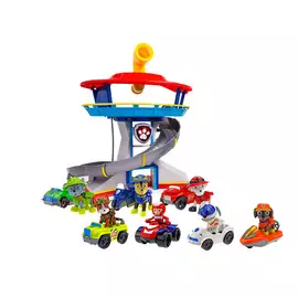 Игровой набор из 7 героев с машинками + Большой офис Щенячий патруль Секретная миссия Джунгли зовут