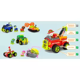 "ДЖУНГЛИ ЗОВУТ!" + транспорт. Набор 6 шт.