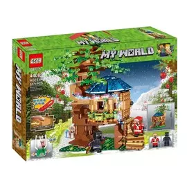 Конструктор Майнкрафт "Рождественское дерево" 537 дет. (QS08 44089)