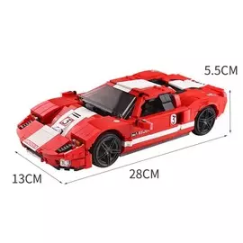 Конструктор MoULD KING10001 SPORT CAR "Ford GT Красный Фантом" без радиоуправления 928 дет.
