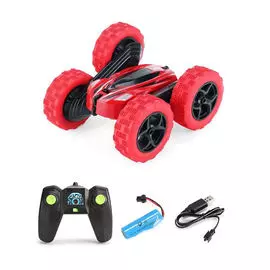 Машинка перевертыш на радиоуправлении STUNT CAR Красная